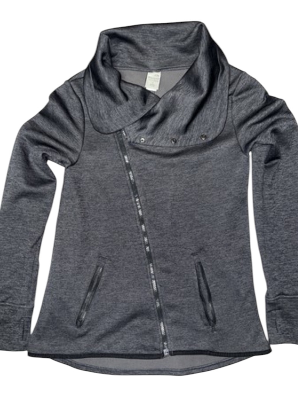 Champion C9 Duro cross zippered Asymmetrical Zip Funnel-Collar Hoodie jacket